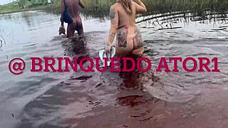 Hey You Leaked Us Naked Giving Pussy Bareback to Studs at Nudist Beach?