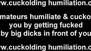 Black Mistress Rides Huge BBC While Cuckold Hubby Watches in Humiliation Corner