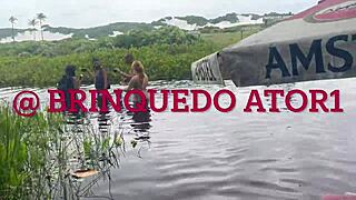 Hey You Leaked Us Naked Giving Pussy Bareback to Studs at Nudist Beach?