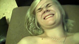 lucky guy scores with his pretty blonde teacher after class