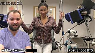 i became the doctor in tampa to give this freshman her mandatory hitachi vibrator orgasm treatment miss mars