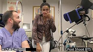 i became the doctor in tampa to give this freshman her mandatory hitachi vibrator orgasm treatment miss mars