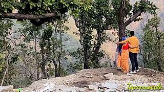 Village Bhabhi Big Tits BENT OVER And FUCKED HARD Doggystyle By Stranger Rough Homemade Indian Pounding