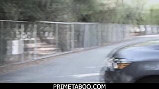 yo pervert teacher driving teen what happens next in car fuck?