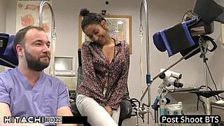 i became the doctor in tampa to give this freshman her mandatory hitachi vibrator orgasm treatment miss mars