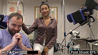 i became the doctor in tampa to give this freshman her mandatory hitachi vibrator orgasm treatment miss mars