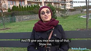 afghan beauty in public pays cash to get her pussy wrecked by monster cock pov