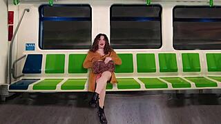 seducing my husband's best friend in public train flash