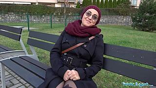 afghan beauty in public pays cash to get her pussy wrecked by monster cock pov