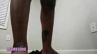 Curvy black housewife shakes huge ass seductively for you