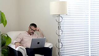 after spanking her ass red does teen megan winters beg stepdad's monster cock to fuck her tight pussy?