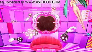 Hatsune Miku's Nude Bunny Costume Teases Pussy and Tits Seductively