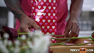 Petite Brianna Moores Rides Dickdealer Don's Cock in Steamy Valentine's Passion Session