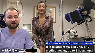 i became the doctor in tampa to give this freshman her mandatory hitachi vibrator orgasm treatment miss mars