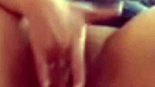 Horny European Milf Wife Fingers Wet Pussy to Loud Screaming Orgasm Solo