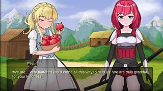 Elise submits in slave lord bondage realms gameplay futanari lesbian fantasy.