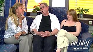 MMV Films Petra's Hot Handjob Lick and Group Pussy Play