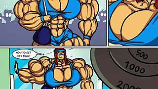 i get so turned on watching zoie dominate emily in this muscle worship battle