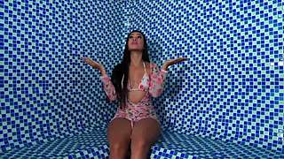 Ever seen a curvy latina's big ass bounce on monster cock in steamy sauna fuck?