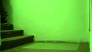 Winter Magic Teases with Tanned Ass and Pierced Teats Outdoors