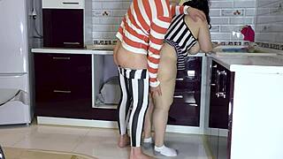 Amateur BBW Stepmom Turns Romantic Moments into Hard Anal Sex with Big Tits Bouncing