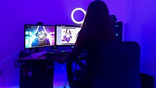 stepmom catches me and takes huge cock cowgirl in homemade taboo