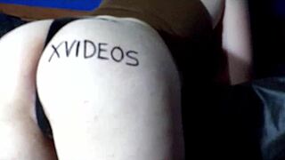 blanca shows off her huge natural tits in lingerie