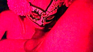 spread those legs and suck my cock in red light mask