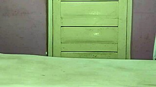 fat young brunette's big ass shakes wildly in solo underwear handjob on throbbing cock