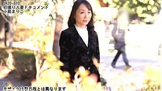 hey check this hot japanese wife mari ko first time creampie 😘 doggystyle fun!