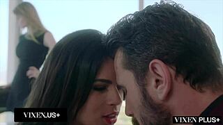 Vixenplus bunny indulges in first ffm threesome with escort autumn falls doggystyle and facesitting