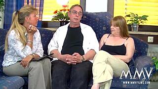 MMV Films Petra's Hot Handjob Lick and Group Pussy Play