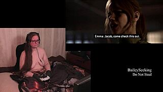 Naked BBW Brunette Plays Quarry Game Revealing Big Tits and Ass