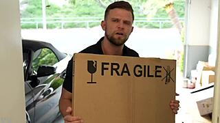 Slutty Housewife Jesse Pony's Adulterous Airtight DP Threesome with Cumshot Facial