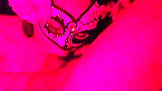 spread those legs and suck my cock in red light mask