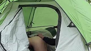 Pregnant Wife's Wild Hotel Gloryhole Adventure and Public Cock Ride