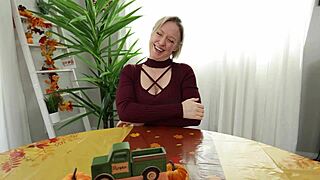 Skinny step sis Breezy Bri begs for tight pussy stuffed with cock in taboo roleplay