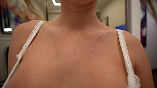 Blonde Babe's Juicy Big Ass Bounces Hard On Huge Cock Doggystyle Till Creampie Fills Her Tight Pussy