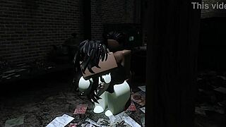 ROBLOX GIRL POUNDED HARD BY PERFECT MONSTER BBC!