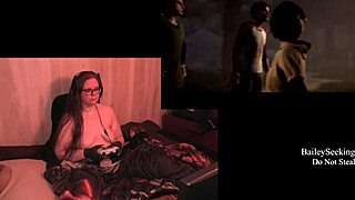 Naked BBW Brunette Plays Quarry Game Revealing Big Tits and Ass