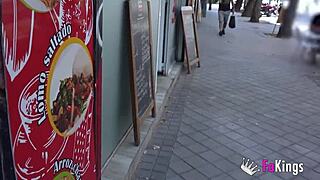 neighbor lorena lopes eats cumshot chicken then brutal outdoor fuck