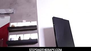 Stepdad fucks tiny 18+ lucie cline pussy cums inside taboo hd blowjob tits