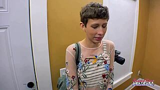 skinny unity fists pussy then deepthroats for hot facial cum blast!