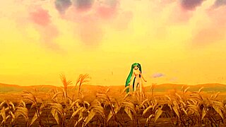 hatsune miku's velvet arabesque project diva mod shows off her full figure gracefully