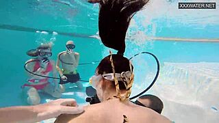 Eva Sasalka Jason Underwater Pool Fuck Couple