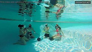 Eva Sasalka Jason Underwater Pool Fuck Couple