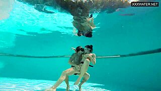 Eva Sasalka Jason Underwater Pool Fuck Couple