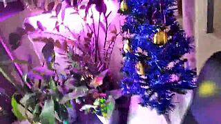 Fucking Santa Claus Cock In Aimee's Close-Up Christmas!