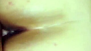 couple fucks doggystyle bent over big ass brunette prostitute anal