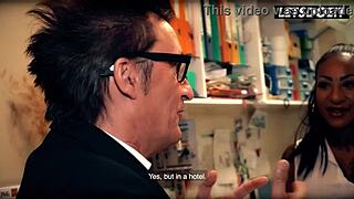 Pervert businessman pounds barbara bieber's tight pussy doggystyle in hostel with conny dachs watching